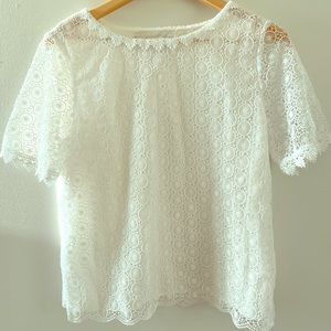 Diane von Furstenberg lace shirt